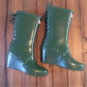 HUNTER WEDGE RAINBOOTS